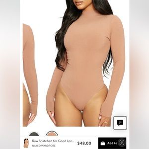 Naked wardrobe bodysuit